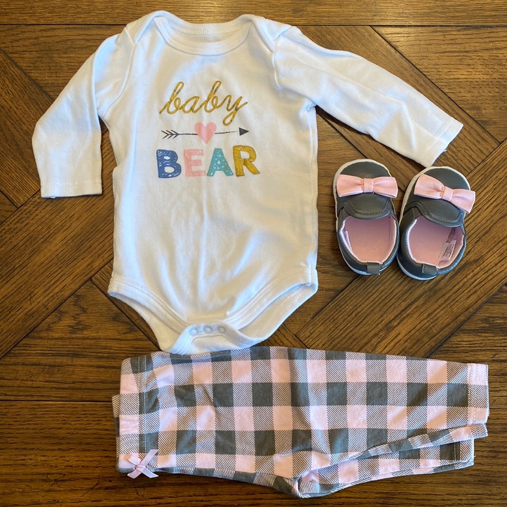 Hudson Baby Girl 3 Piece Set